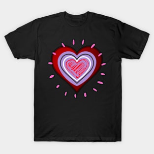 Happy valentine's day with cute love T-Shirt